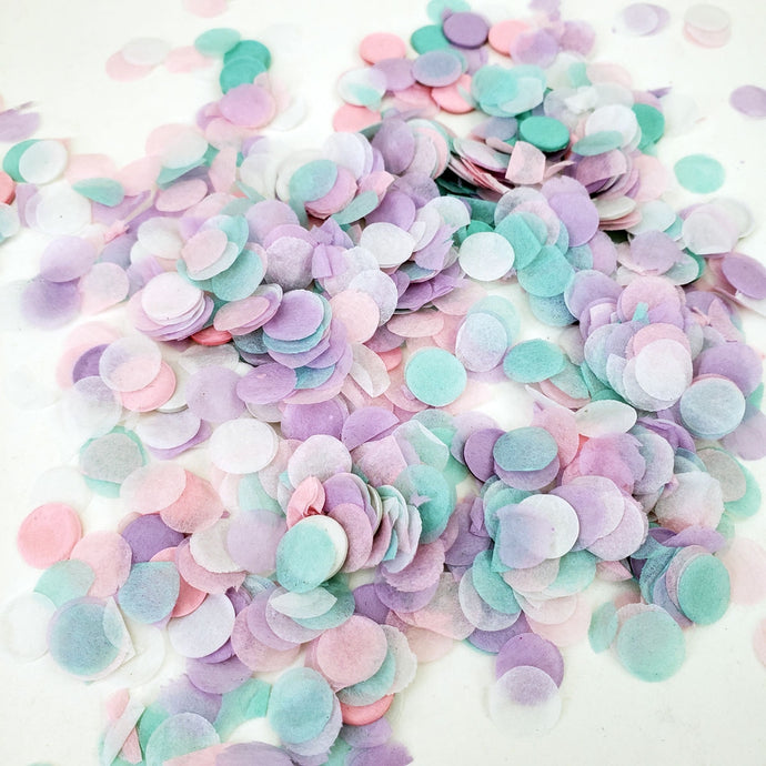 Round Tissue Paper Confetti - Unicorn Mix