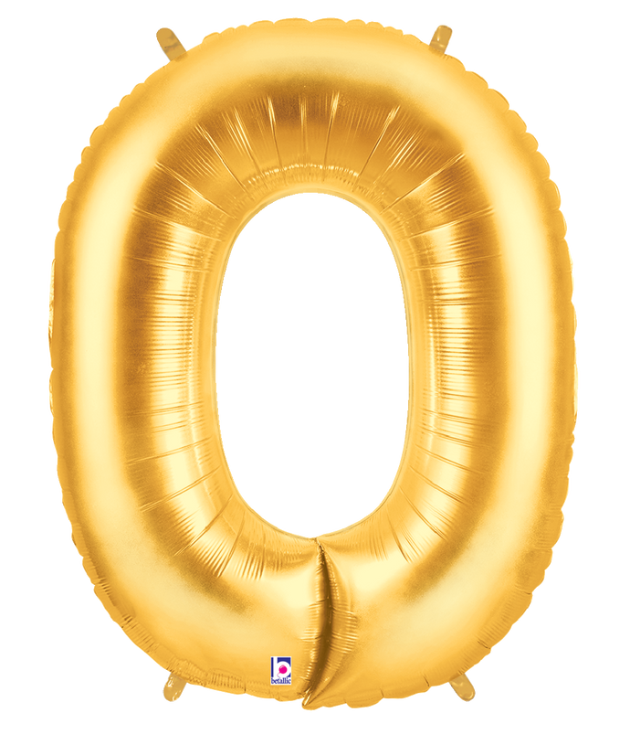 15915GP Megaloons® Letter O Gold