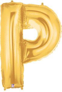 15916GP Megaloons® Letter P Gold