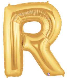15918GP Megaloons® Letter R Gold