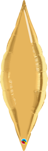 16335 Metallic Gold Taper 38"