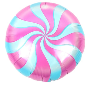 18" Pink Candy Swirl
