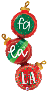 25317 Fa La La Ornaments