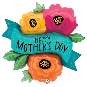 25337 Fresh Flowers Mother's Day Banner