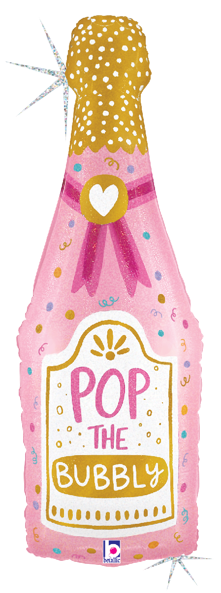 25362 Bubbly Champagne Bottle