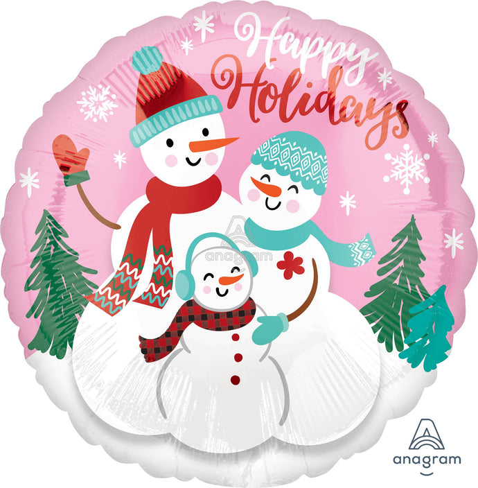 40101 Happy Holidays Snow Family