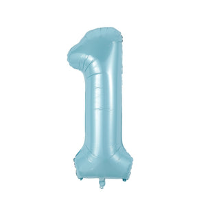 Econo Number "1" Pastel Blue