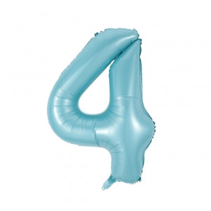 Econo Number "4" Pastel Blue