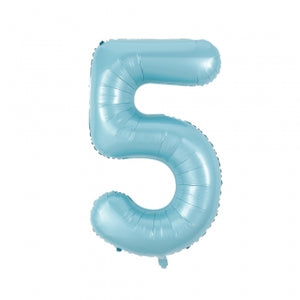 Econo Number "5" Pastel Blue
