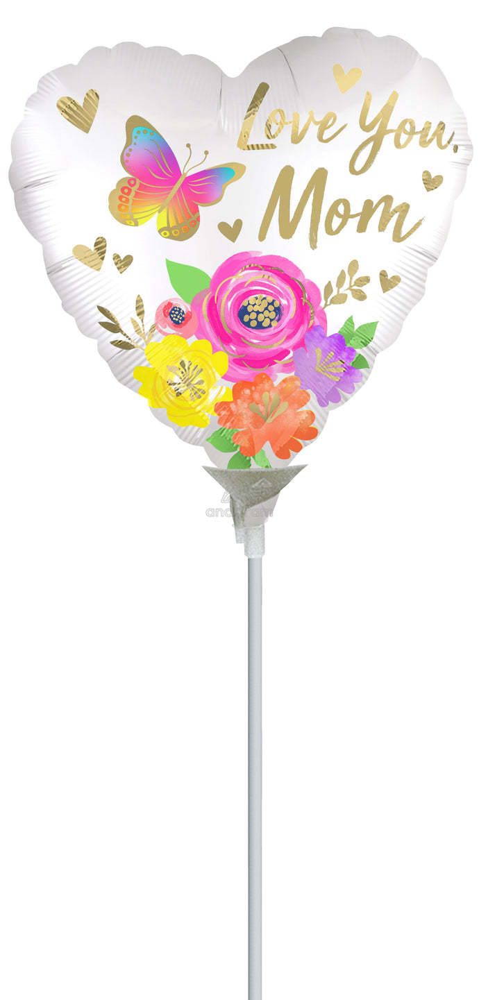 44174 Love You Mom Satin Floral
