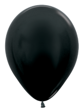 Load image into Gallery viewer, 209067 Metallic Black 5" Round (50ct)
