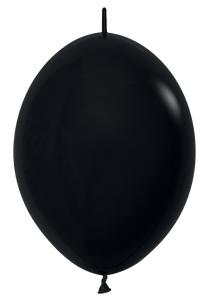 54014 Deluxe Black 12" Link-O-Loon Balloons (50ct)