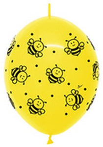 54159 Bee Fashion Yellow 12" LINK-O-LOON® (50ct)