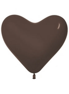 55136 Fashion Chocolate 6" Heart (100ct)