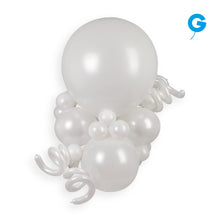 Load image into Gallery viewer, 052916 Gemar Metallic White 5&quot; Round (100ct)

