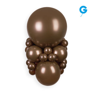 056617 Gemar Metallic Brown 5" Round (100ct)