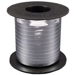 Metallic Curling Ribbon - Silver Uncrimped