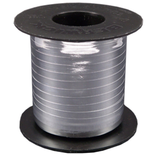 Metallic Curling Ribbon - Silver Uncrimped