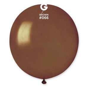 156652 Gemar Metallic Brown 19" Round