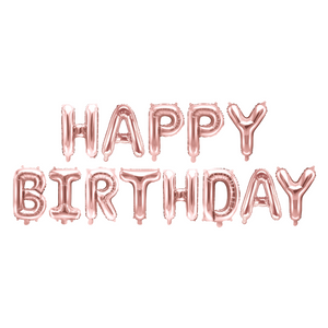 FB6M Happy Birthday - Rose Gold