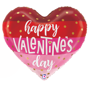 25327 Satin Stripes Valentine Heart