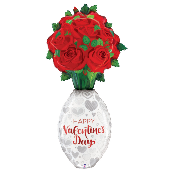 25323 Special Delivery Valentine Rose Vase