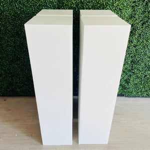 Set of 4 Square Plinth Rental