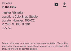 5.5ft Wood Arch Panel Rental - Pink