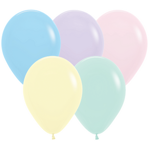 155562 Pastel Matte Assortment 5" Round