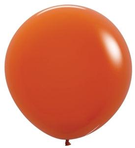 59528 Fashion Sunset Orange 24" Round (1ct)