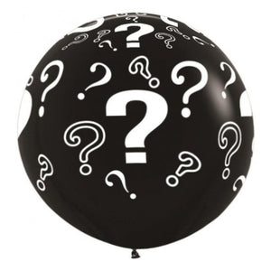 56594 Question Mark Gender Reveal 36" Round (10ct)