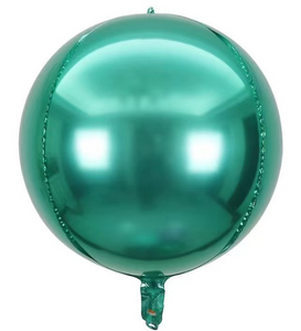 4D Balloon - 10" Green Round
