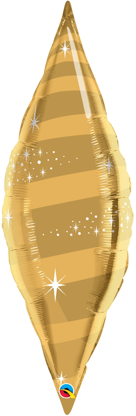 15573 Metallic Gold Taper Swirl 38