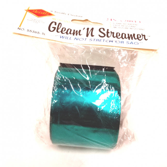 55365G 200ft Metallic Streamer - Green