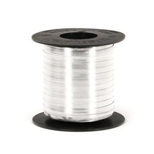 Metallic Curling Ribbon - Silver Crimped