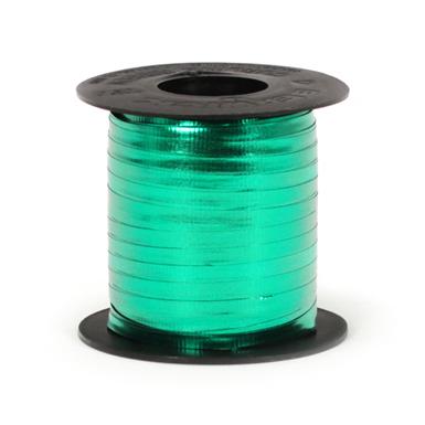 Metallic Curling Ribbon - Green Crimped