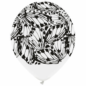 BCT Black & White Butterfly 13" Round