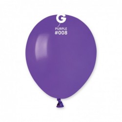 050813 Gemar Purple 5" Round (100ct)