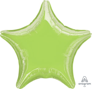 07128 Metallic Lime Green Star