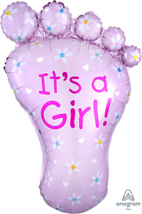 07690 It's A Girl Foot
