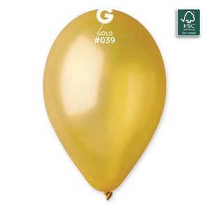 113907 Gemar Metallic Gold 11-12" Round (50ct)