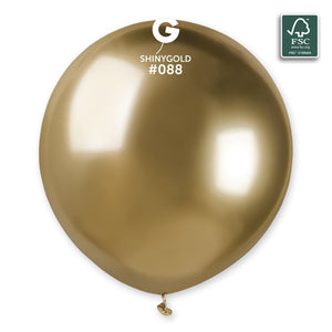 158854 Gemar Shiny Gold 19" Round (25ct)