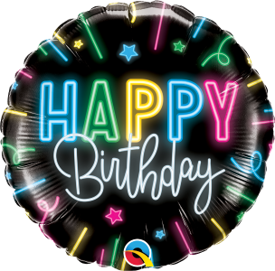 12276 Happy Birthday Neon Glow