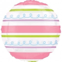15291 Pink & Green Stripes