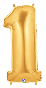 15841 Megaloons® Number "1" Gold