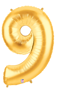 15849GP Megaloons® Number "9" Gold