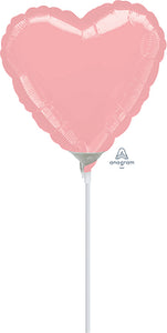16466 4" Heart - Pastel Pink