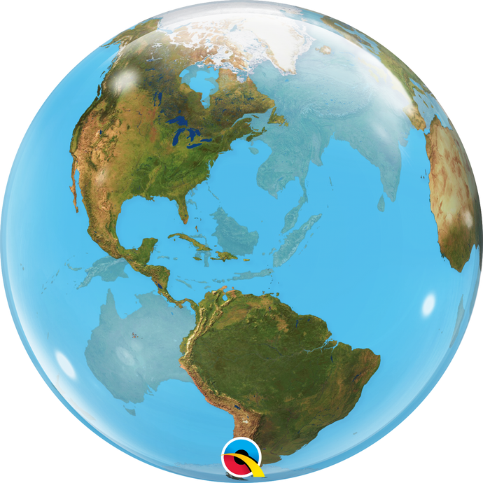 16871 Planet Earth Bubble Balloon