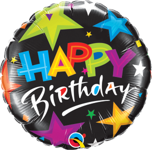 23785 Birthday Brilliant Stars Black