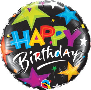 23785 Birthday Brilliant Stars Black